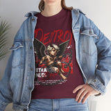 Betrayed Angel Destroy Graphic Unisex Heavy Cotton T Shirt Edgy Gothic Streetwear Bold Motivational Urban Fashion Outfit