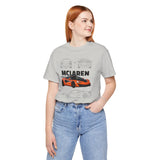 Orange Hypercar Blueprint Unisex Heavy Cotton Tee High Detail Automotive Art Streetwear Graphic for Car Enthusiasts and Daily Wear