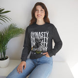 Dynasty Statue Graphic Unisex Heavy Blend Crewneck Sweatshirt Greek Sculpture Butterfly Streetwear Art Inspired Pullover