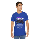 Yamaha R3 Phantom Inspired Sportbike Motorcycle Graphic Unisex Heavy Cotton Tee Premium Streetwear T Shirt for Riders Racers Enthusiasts Everyday Wear