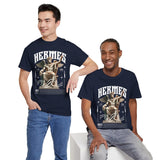 Hermes Greek Mythology Unisex Heavy Cotton Tee Ancient God of Communication and Travel Streetwear Graphic T Shirt