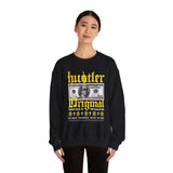 Hustler Original Money Maker Unisex Heavy Blend Crewneck Sweatshirt Streetwear Graphic Bold Dollar Bill Print Motivational Entrepreneur Pullover