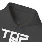 Top G Andrew Tate Graphic Hoodie Black Unisex Streetwear Motivational Hustle Pullover Sweatshirt Bold Typography Design