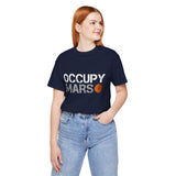 Mars Exploration Unisex Heavy Cotton Tee Bold Space Graphic Shirt Futuristic Sci Fi Adventure Design Inspiring Gift for Space Lovers and Dreamers