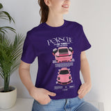 Luxury Pink Turbo Sports Car Inspired Graphic T Shirt Premium Supercar Aesthetic Streetwear Unisex Tee High Performance Auto Art Fashion For Car Lovers