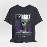 Historical Statue Graphic Premium Unisex Jersey Short Sleeve Tee Vintage Aesthetic Streetwear T-Shirt