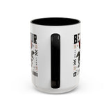 Be Your Self Rose Coffee Mug Bold Floral Motivational Design Ceramic Accent Mug Perfect for Morning Coffee Tea Hot Drinks Self Love Empowerment Gift for Friends Birthdays Cozy Moments