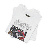 Honda CBR Superbike Blueprint Racing Motorcycle Graphic Tee Sport Bike Track Design T Shirt For Riders Speed Lovers Motorsport Streetwear Gift
