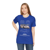 Toyota MK4 Blueprint Tee – Supra MK4 Sports Car MK4 Japanese Performance Coupe Inspired Graphic T Shirt JDM Street Racing Culture Automotive Icon Art Unisex Tee