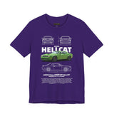 American Muscle Blueprint Performance Legacy Unisex Tee High Power Streetwear Shirt
