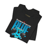 Blue Formula Race Car Graphic Unisex Heavy Cotton Tee High Speed Streetwear for Motorsport Fans and Racing Lifestyle Enthusiasts