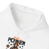 Mask Power Anonymous Strength Graphic Unisex Heavy Blend Hooded Sweatshirt Bold Urban Hacker Inspired Streetwear Empowerment Hoodie