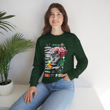 Freedom Snake And Rose Crewneck Comfortable Unisex Sweatshirt Motivational Streetwear Bold Floral Empowerment Design For Resilience And Strength Perfect Gift For Friends Birthdays Cozy Days Casual...