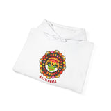 Kathakali Unisex Hoodie Heavy Blend Pullover Sweatshirt Kerala Traditional Dance Art Graphic Indian Culture Onam Festival Heritage Malayalam Design