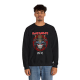 Strategic Warrior Unisex Sweatshirt Bold Samurai Graphic Streetwear for Focused Hustlers, Visionaries, and Alpha Souls