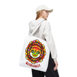 Kathakali Tote Bag Kerala Traditional Dance Art Canvas Bag Indian Culture Onam Festival Malayalam Heritage Ethnic Graphic Reusable Shopping Bag