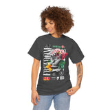 Freedom Hand Rose Graphic Unisex Heavy Cotton Tee Comfortable Streetwear T Shirt Motivational Bold Artistic Design Statement Piece Perfect Gift for Friends Empowerment Casual Wear