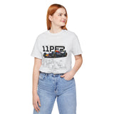 High Speed Formula Race Car Graphic Unisex Heavy Cotton Tee for Motorsport Fans and Racing Lifestyle Streetwear Enthusiasts