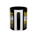 Hustler Original Money Maker Accent Coffee Mug 11oz 15oz Streetwear Bold Dollar Bill Graphic Motivational Entrepreneur Ceramic Cup