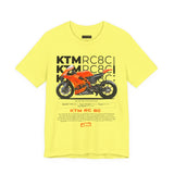 KTM RC 8C Track Inspired Unisex Heavy Cotton Tee Racing Superbike Graphic Streetwear Motorsport Fan T Shirt