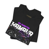 Yamaha R3 Phantom Inspired Sportbike Motorcycle Graphic Unisex Heavy Cotton Tee Premium Streetwear T Shirt for Riders Racers Enthusiasts Everyday Wear