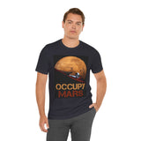 Mars Explorer Astronaut Unisex Heavy Cotton Tee Futuristic Space Adventure Graphic Shirt Inspiring Sci Fi Design Perfect Gift for Dreamers and Space Lovers