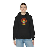 Kathakali Unisex Hoodie Heavy Blend Pullover Sweatshirt Kerala Traditional Dance Art Graphic Indian Culture Onam Festival Heritage Malayalam Design