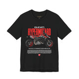 Italian Supermoto Inspired Hypermotard Style Motorcycle Graphic Unisex Heavy Cotton Tee Premium Racing Streetwear T Shirt for Riders Bikers Enthusiasts and Everyday Wear
