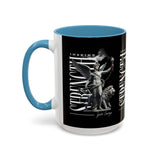 Inspire Strength Ignite Courage Ceramic Mug Motivational Coffee Cup Bold Graphic Durable Everyday Drinkware