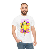 The Court Monarch Unisex Heavy Cotton Tee Basketball Power Graphic Shirt Streetwear for Athletes Hustlers and Motivational Sports Lovers