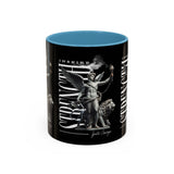 Inspire Strength Ignite Courage Ceramic Mug Motivational Coffee Cup Bold Graphic Durable Everyday Drinkware