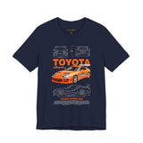 Legendary Turbo JDM MK4 Street Racer Unisex Heavy Cotton Tee Retro Tuner Car Graphic Shirt