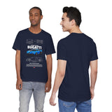 Blue Hypercar Artwork Unisex Heavy Cotton Tee High Speed Performance Inspired Streetwear Graphic Shirt For Car Enthusiasts And Automotive Art Collectors