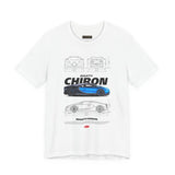 Bugatti Chiron Hypercar Side Profile Graphic T Shirt Luxury Supercar Automotive Streetwear Unisex Heavy Cotton Tee High Performance Motorsport Lifestyle Gift For Car Lovers Exotic Car Fans