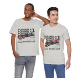 High Performance Single Seater Racing Car Graphic Unisex Heavy Cotton Tee Premium Motorsport Streetwear For Speed Lovers And Daily Casual Wear