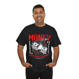 Money Motivation Hustler Mindset Graphic Print Unisex Heavy Cotton Tee Streetwear Power T Shirt
