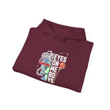 Eyes On Me Boys Medusa Hoodie Comfortable Unisex Heavy Blend Sweatshirt Mythological Streetwear Bold Empowerment Design for Self Expression Perfect Gift for Friends Birthdays Cozy Days Casual Wear