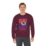 Velvet Dream The Collective Crewneck Sweatshirt Comfortable Unisex Pullover Bold Typography Graphic Artistic Streetwear Fashion Cozy Everyday Wear Perfect Gift for Creatives Dreamers and Trendsetters