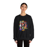 Chaos Clown Crew Sweatshirt Premium Unisex Streetwear Artistic Dark Humor Design Bold Neon Chaos Expression For Fearless Minds And Alpha Creators