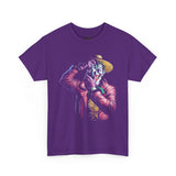 Snapshot of Madness Unisex Heavy Cotton Tee Dark Comic Art Streetwear Design Bold Neon Aesthetic Premium Graphic T Shirt Perfect for Artists Dreamers and Street Culture Enthusiasts