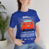 Legendary Orange Street Machine Rear View Unisex Heavy Cotton Tee Powerful JDM Inspired Car Art Graphic Shirt for Collectors and Gearheads