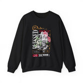 Blessed Praying Hands Floral Christian Graphic Unisex Heavy Blend Crewneck Sweatshirt Faith Inspired Religious Streetwear Bold Motivational Pullover