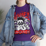 Happiness Is Not About Money Graphic Unisex Heavy Cotton Tee Bold Streetwear Motivational Quote T Shirt