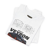 Bugatti Veyron Inspired Illustrated Hypercar Graphic T Shirt Ultimate Luxury Performance Supercar Automotive Streetwear Elite Speed Lifestyle Gift For Exotic Car Enthusiasts