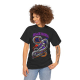Mamba Unisex Heavy Cotton Tee Bold Serpent Power Graphic Streetwear Design Athletic Hustle Energy Inspired TShirt Symbol of Strength Resilience and Inner Mastery