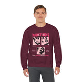 Emotions Speak Louder Than Words Graphic Unisex Heavy Blend Crewneck Sweatshirt Streetwear Art Fashion Statement Pullover
