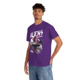 Aliens Exist UFO Graphic Unisex Heavy Cotton Tee Sci Fi Streetwear T Shirt Extraterrestrial Space Alien Design