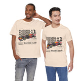 High Performance Single Seater Racing Car Graphic Unisex Heavy Cotton Tee Premium Motorsport Streetwear For Speed Lovers And Daily Casual Wear