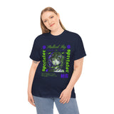 Stalked By Spectator Cyberpunk Graphic Unisex Heavy Cotton Tee Japanese Anime Glitch Streetwear T Shirt