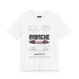 High Performance Track Racer Blueprint Art Unisex Heavy Cotton Tee Streetwear Motorsport Enthusiast Graphic Shirt